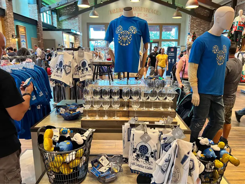 New Disney Hanukkah Collection For 2022 Spotted At Disney Springs!
