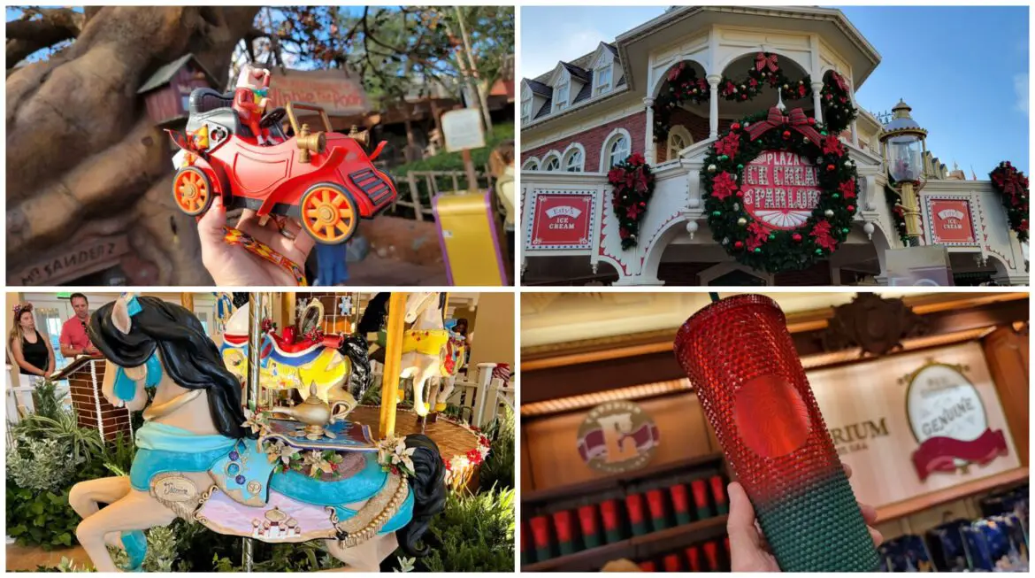 Disney News Round-Up: Holiday Decorations Arrive at Magic Kingdom, Mr. Toad Popcorn Bucket, Gingerbread Carousel at Beach Club, Holiday Merch Galore