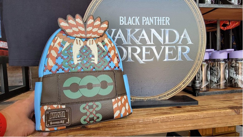 Black Panther Wakanda Forever Backpack From Loungefly Spotted At Epcot!