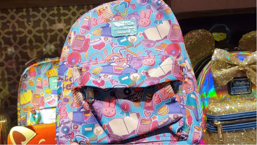 Fun And Colorful Turning Red Loungefly Backpack Available At Magic Kingdom!