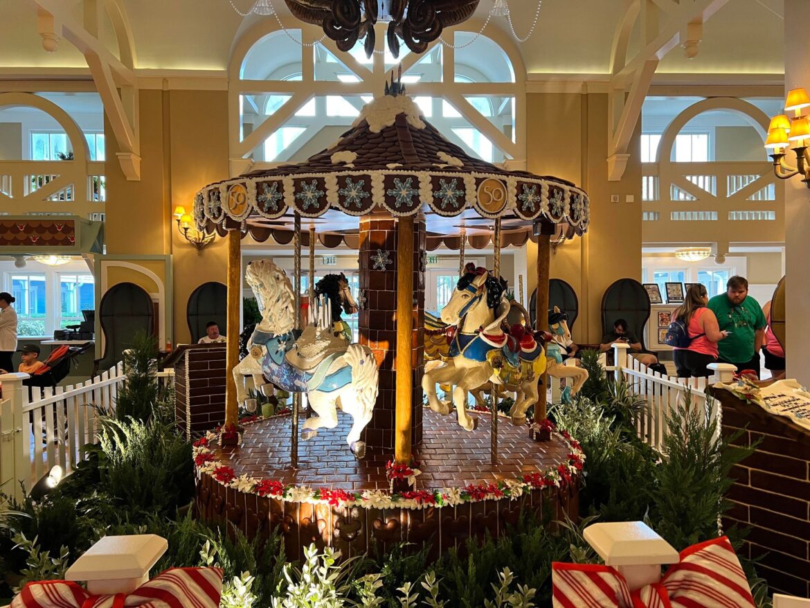 Gingerbread Carousel Returns to Disney’s Beach Club Resort