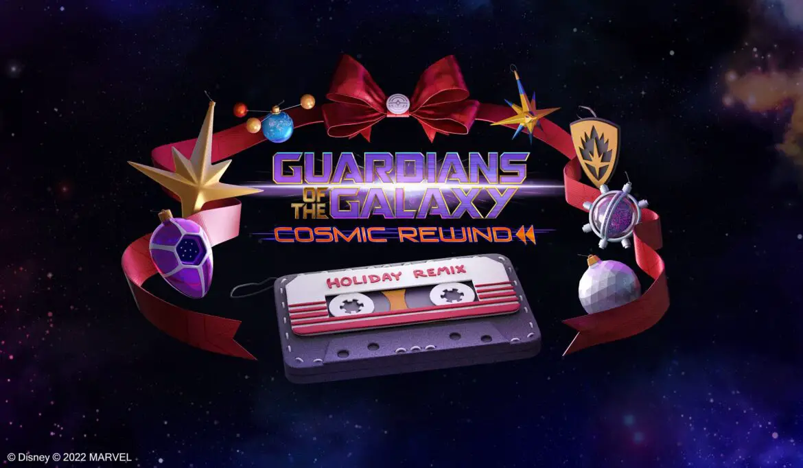 Guardians of the Galaxy Cosmic Rewind Holiday Remix Ride Video