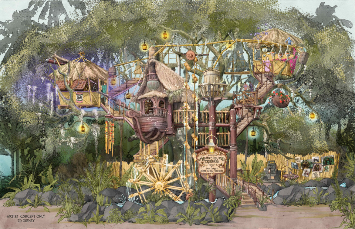 First Look at Updated Adventureland Treehouse Returning to Disneyland in 2023