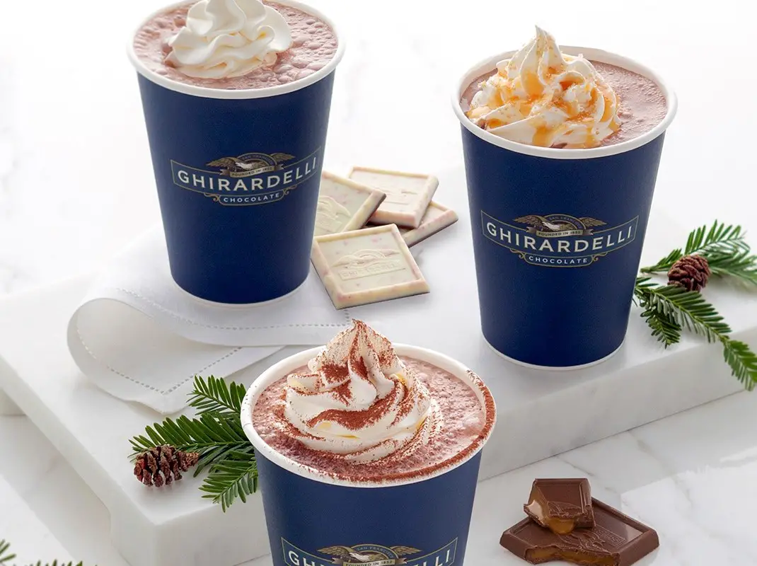Holiday Drinks Now Available at Ghirardelli in Disney Springs