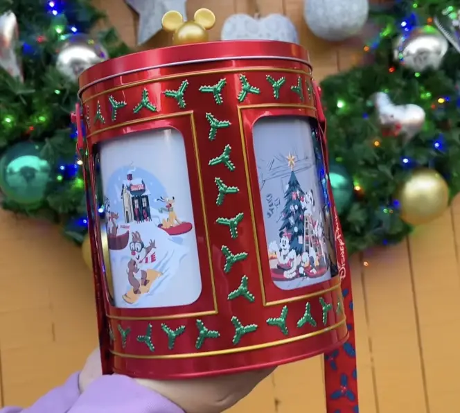 Musical Holiday Popcorn Tin