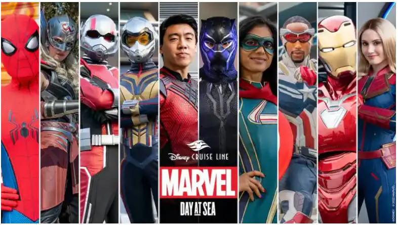 New Details shared by Disney Cruise Line for 2023 Marvel Day at Sea