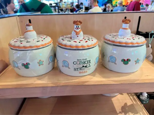 Holiday Cookie Stroll Cookie Jar