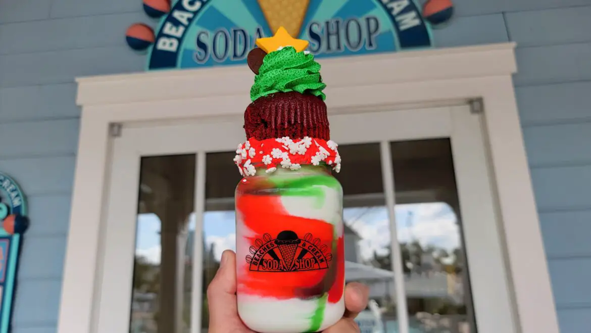 This Holiday Shake from Beaches & Cream is worth the walk from Epcot
