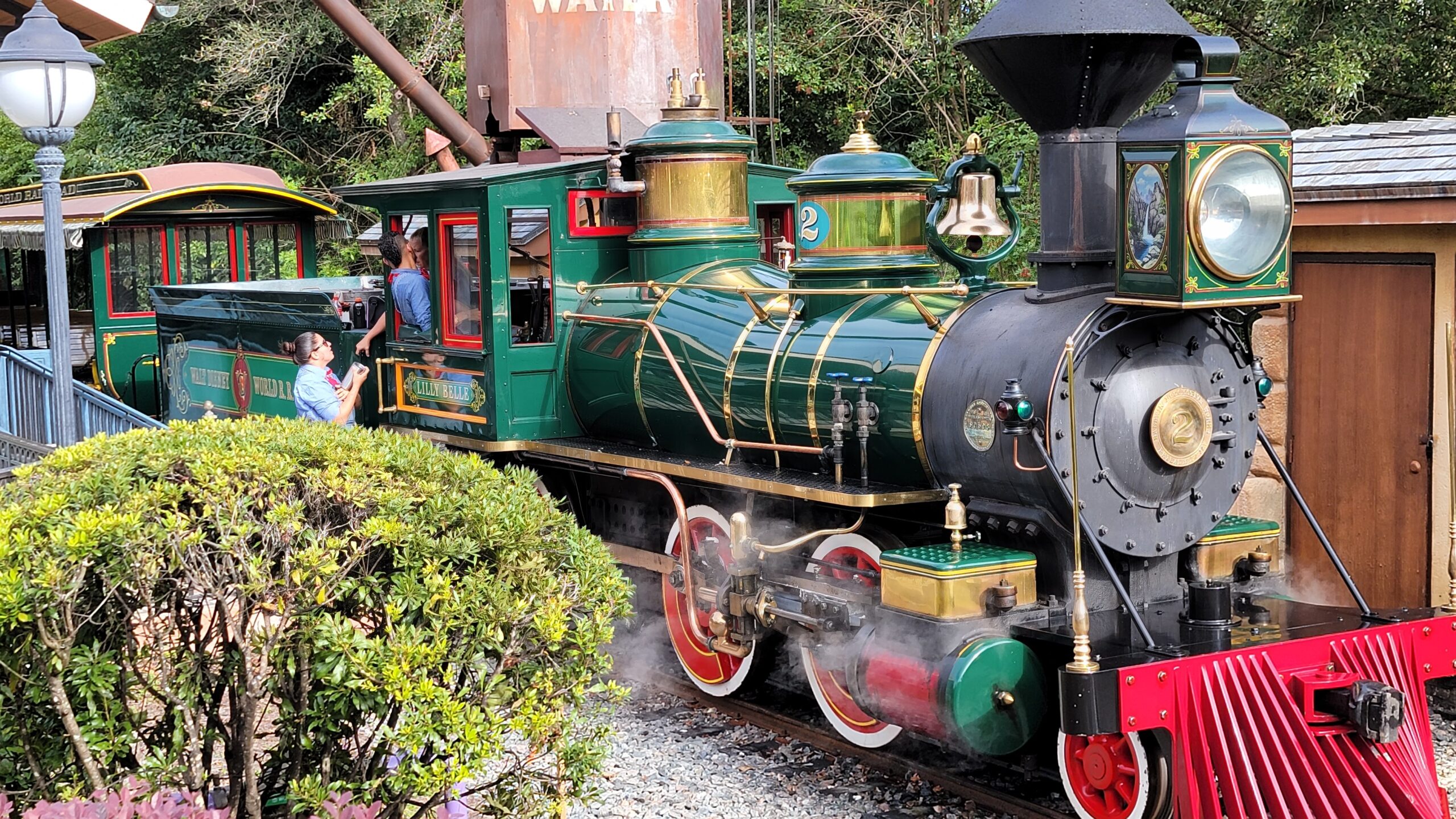 Walt Disney World Railroad 'Lilly Belle' Testing in the Magic