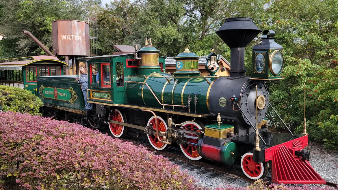 Walt Disney World Railroad ‘Lilly Belle’ Testing in the Magic Kingdom