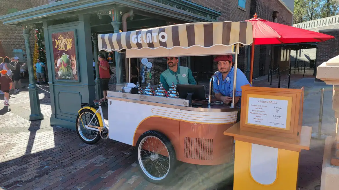 New Gelato Cart Spotted in Muppetsland at Hollywood Studios