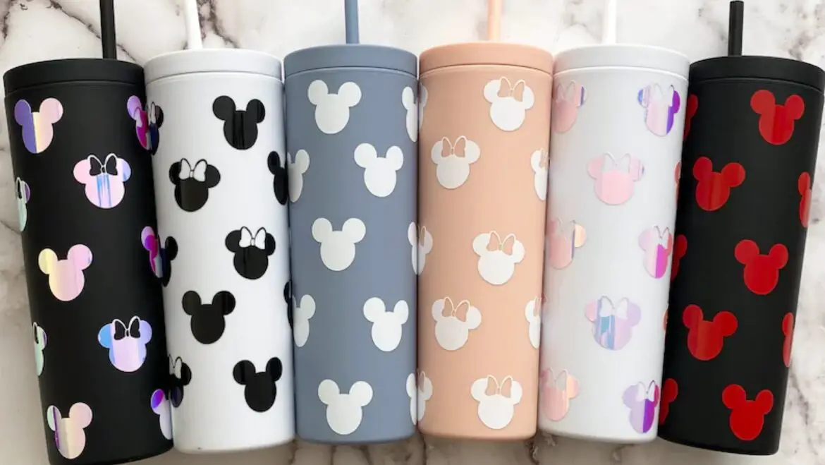 Take A Sip Of Magic With These Mickey And Minnie Acrylic Tumblers!