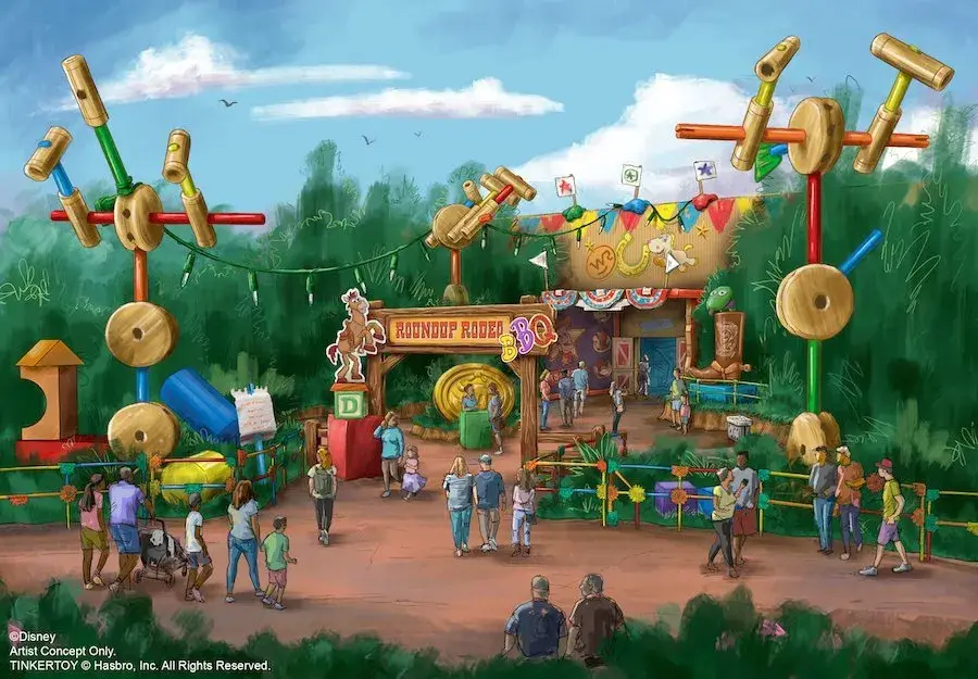 Disney quietly moves Opening Date for Toy Story Roundup Rodeo BBQ to 2023
