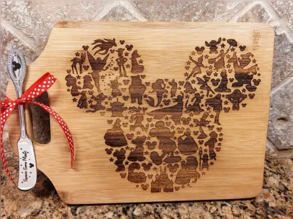 Mickey Mouse Wood Cutting Board
