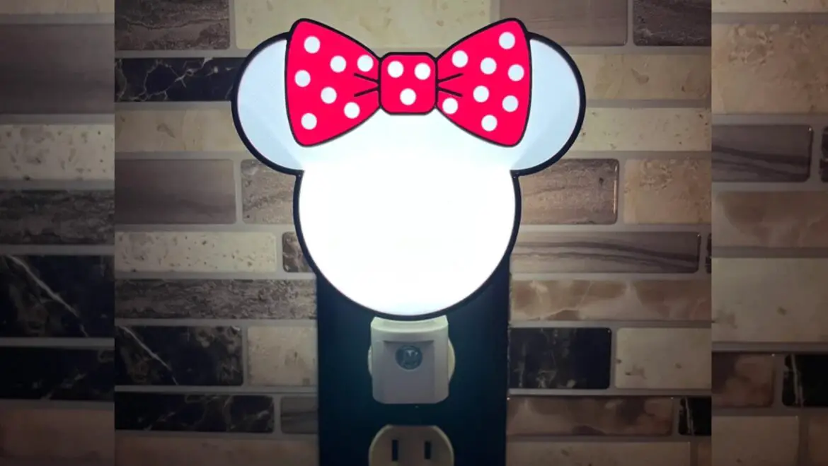 Magical Minnie Mouse Night Light To Add To Any Room In Your House!