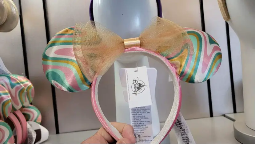 New Minnie Mouse Swirl Ear Headband For A Groovy Style!