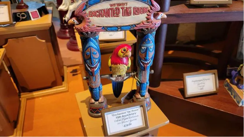Enchanted Tiki Room 55th Anniversary Statue By Jim Shore Spotted At Magic Kingdom!