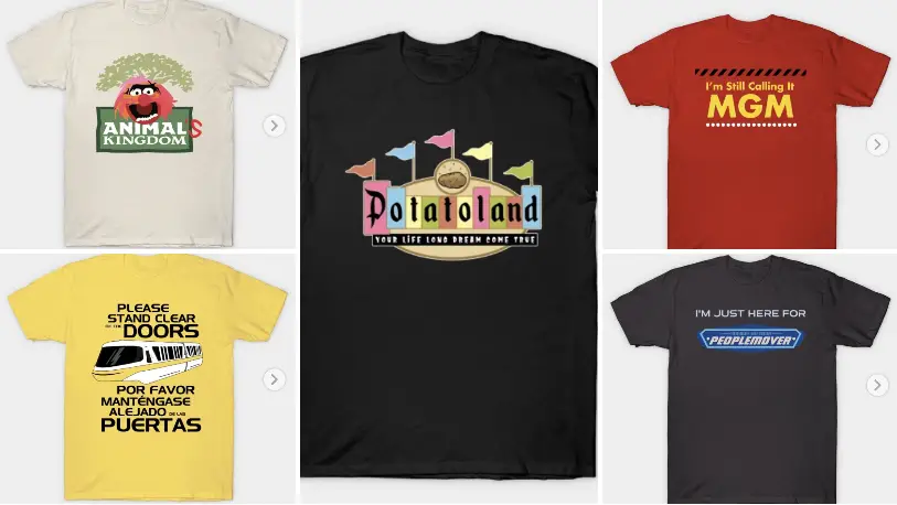 Top 5 Popular Disney T-Shirt Designs From TeePublic Of 2022!