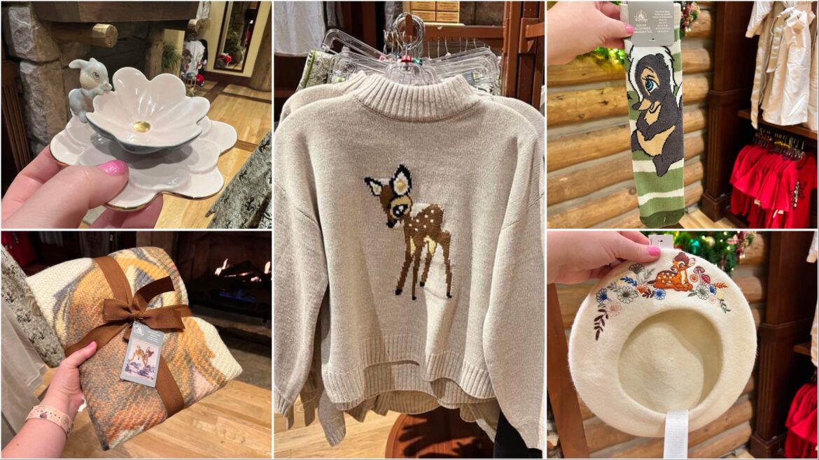 New Bambi Merchandise Spotted At Disney’s Wilderness Lodge!