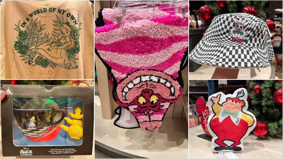 New Whimsical Alice In Wonderland Collection Spotted At Disney Springs!