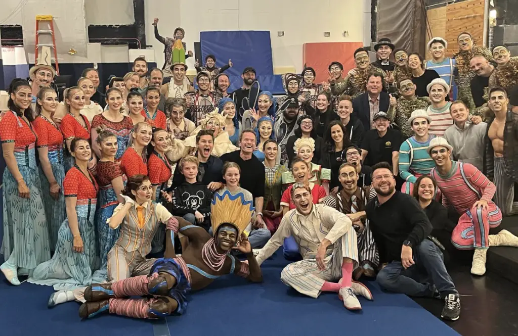 Neil Patrick Harris Goes Behind the Scenes at 'Drawn to Life' For Cirque du Soleil's 500th Show