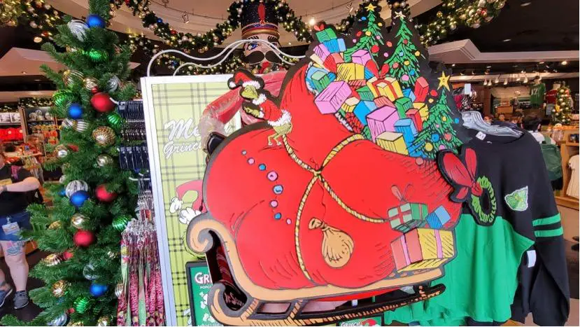 Nostalgic And Festive Grinch Sleigh Crossbody Bag Spotted At Universal Orlando Resort!