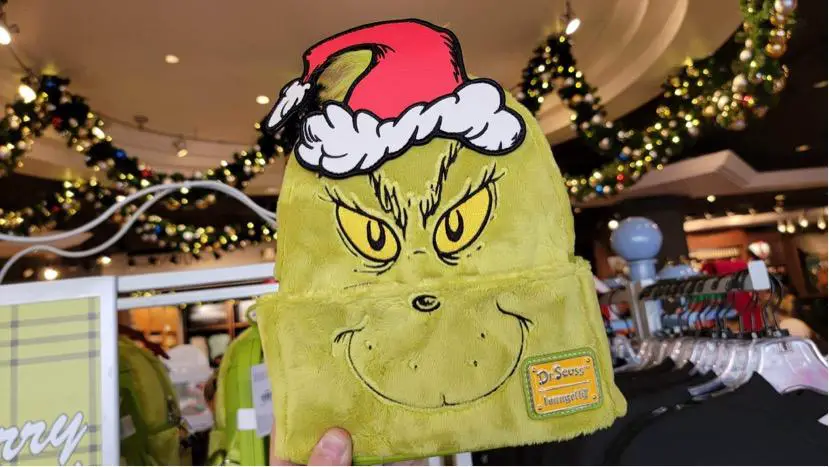 This Fuzzy Grinch Backpack From Loungefly Will Melt Your Icy Heart!