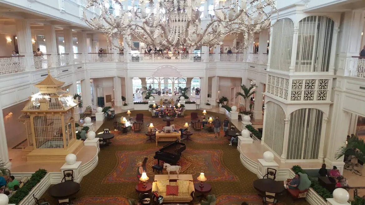 Grand Floridian Resort Lobby To Undergo Refurbishment to Celebrate its 30th Anniversary