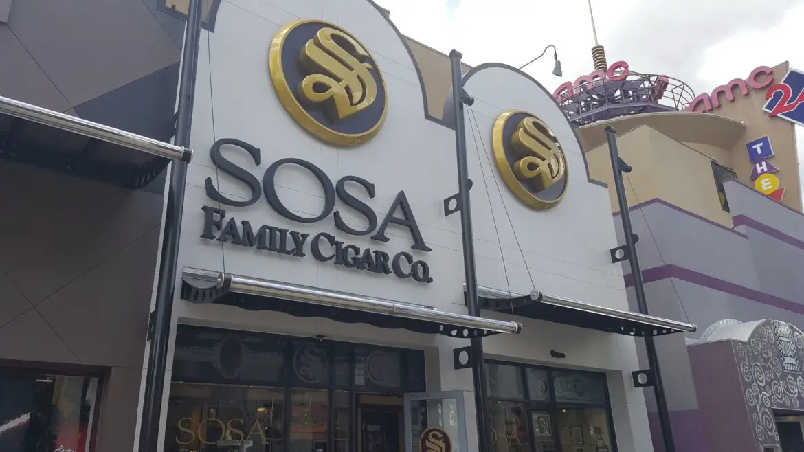 Sosa Family Cigar Co. Shop Permanently Closing In Disney Springs