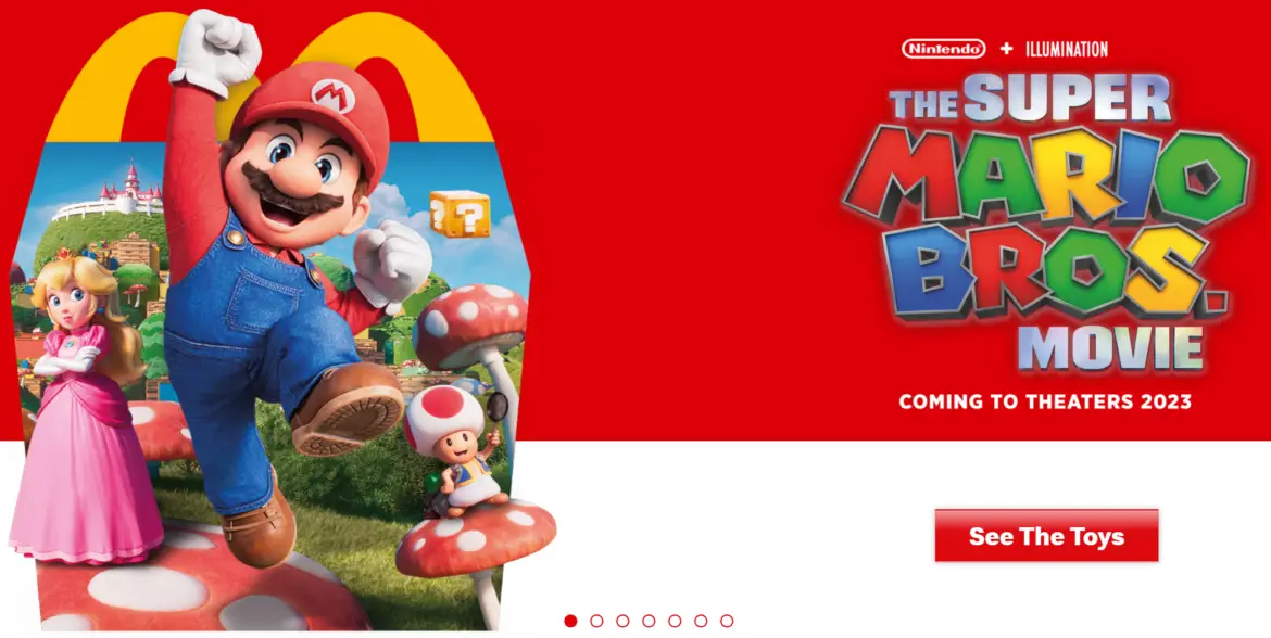 Super Mario Brothers Happy Meals are Now Available at McDonald’s