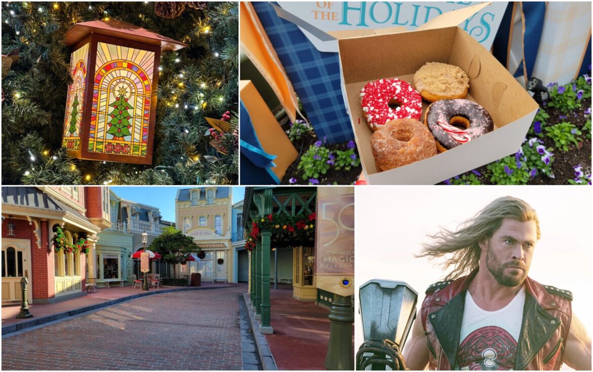 Disney News Round-Up: Genie + updates, Joyful! and Donuts from Festival of the Holidays at Epcot, Disneyland Decorations, Chris Hemsworth Wins Award