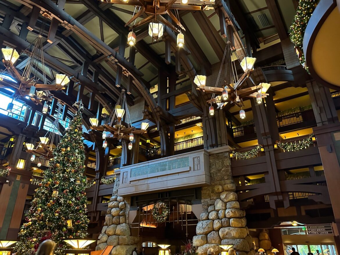 Disney’s Grand Californian Hotel Decorated for the Holidays