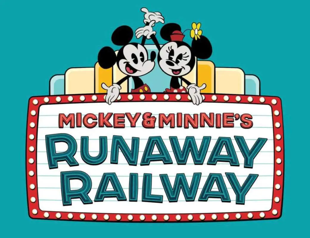 Disneyland reveals New Logo for Mickey and Minnie’s Runaway Railway