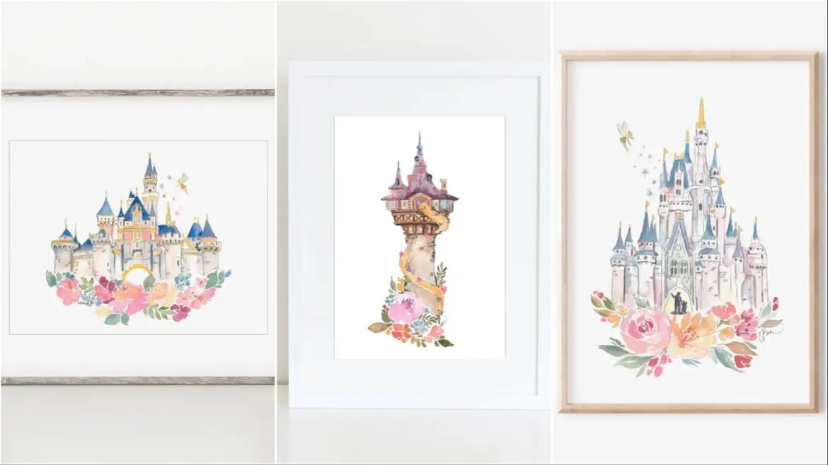 Disney Castle Prints To Decorate Your Home!