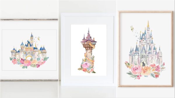 Disney Castle Prints
