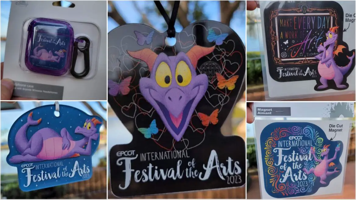 New Figment Luggage Tags, Magnets And More At Epcot Festival Of The Arts!
