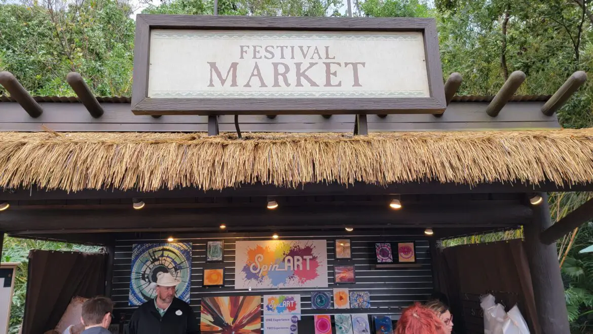 Spin Art Display Returns to EPCOT International Festival of the Arts 2023