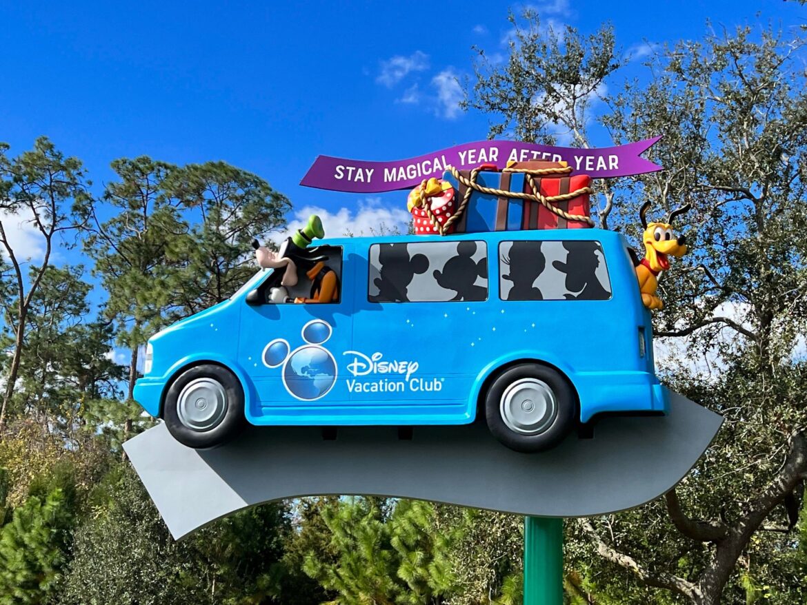 Disney Vacation Club Van Billboard Adds Character Silhouettes