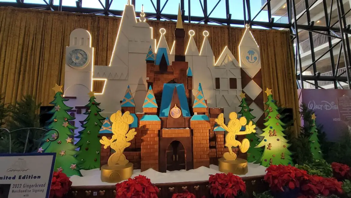 Disney’s Gingerbread Displays Recycled After the Holidays