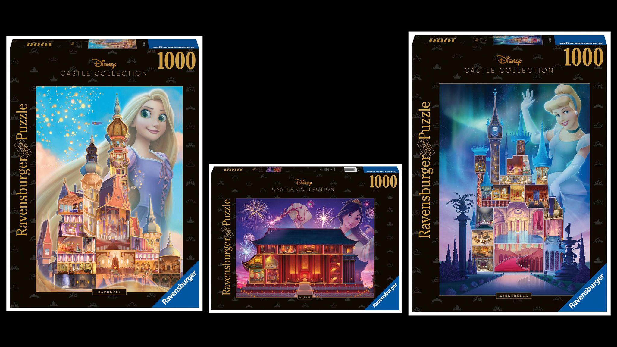 Ravensburger Puzzle Disney Castles Merida 1000 Pieces Clear