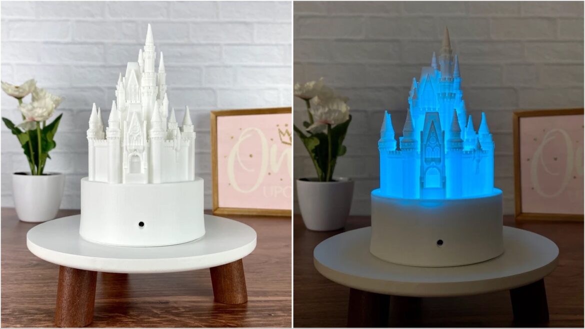 Gorgeous Cinderella Castle Lamp To Bright Up Your Room!