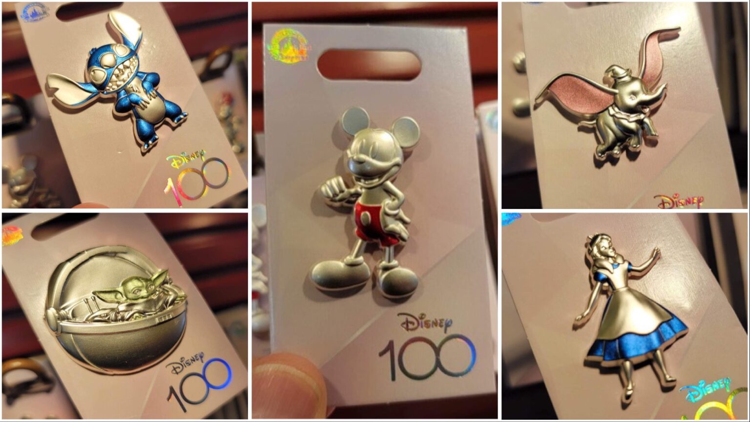 New Disney 100th Anniversary Pins Now Available At Magic Kingdom