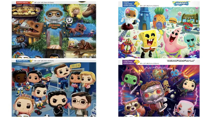 Funko Games Reveals New Pop! Puzzles Featuring Guardians Of The Galaxy, Jurassic Park And More!
