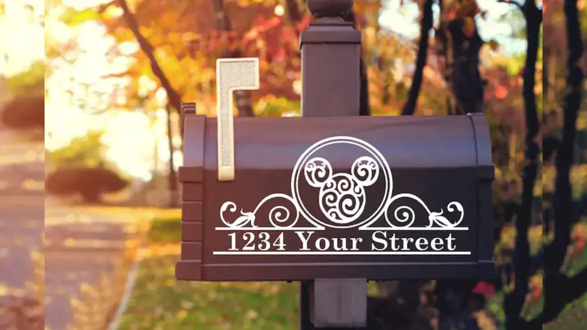 Custom Disney Mailbox Decal To Add Magic To Your Home!