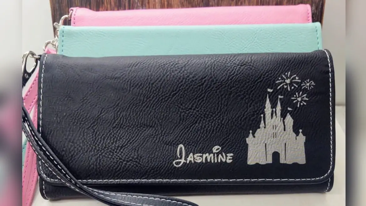 Personalized Cinderella Castle Engraved Wallet For A Magical Style!