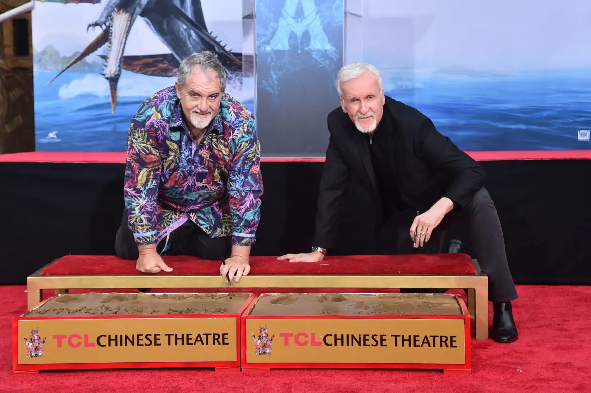 James Cameron and Jon Landau honored with a Handprints and Footprints Ceremony at the TCL Chinese Theatre