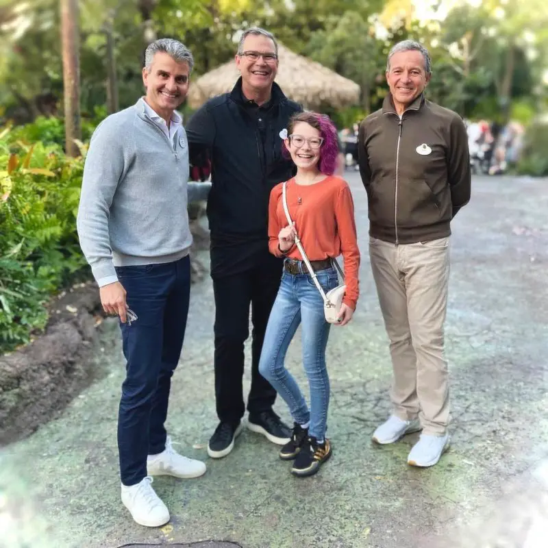 Bob Iger, Josh D’Amaro, and Jeff Vahle were Spotted at Walt Disney World