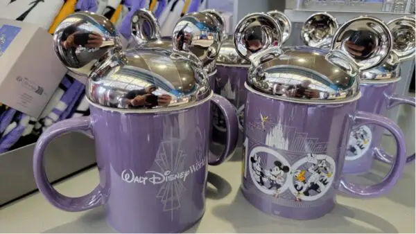 Disney100 mug with Mickey ears lid