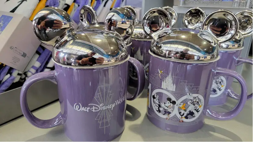Disney100 Mug With Mickey Ears Lid Spotted At Epcot!