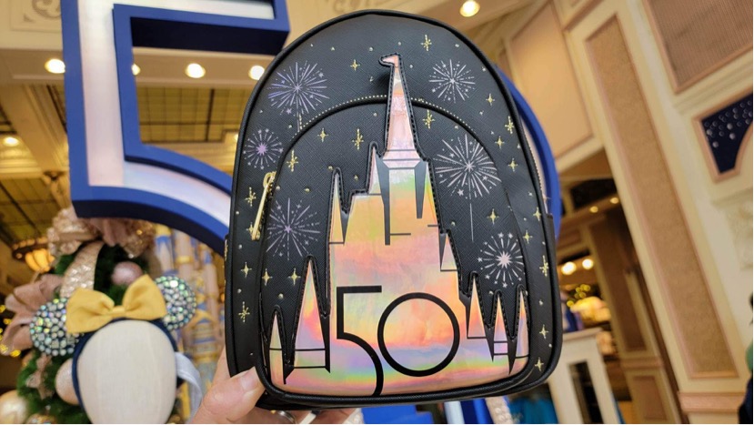 New Walt Disney World 50th Anniversary Grand Finale Backpack From Loungefly Available At Magic Kingdom!